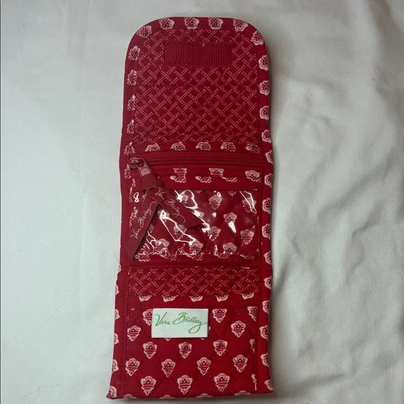 Vera Bradley Red Bandana Quilted Wallet - Picture 5 of 9